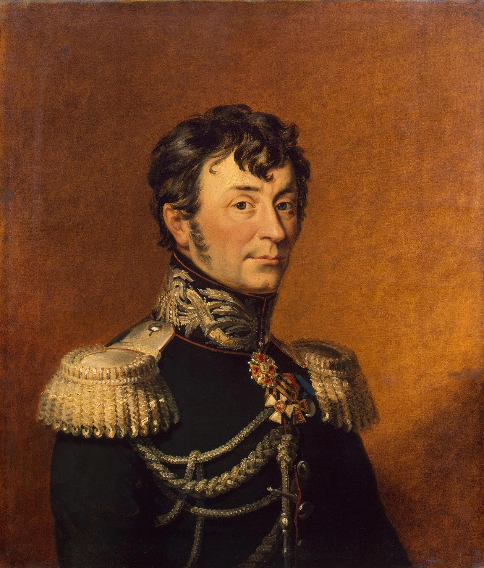 Portrait of Karl Klodt von Jurgensburg (1765-1822), detail