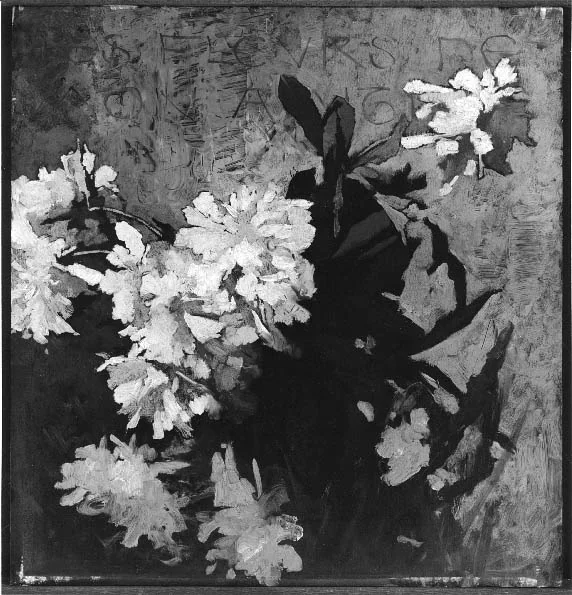 Rhododendrons, detail