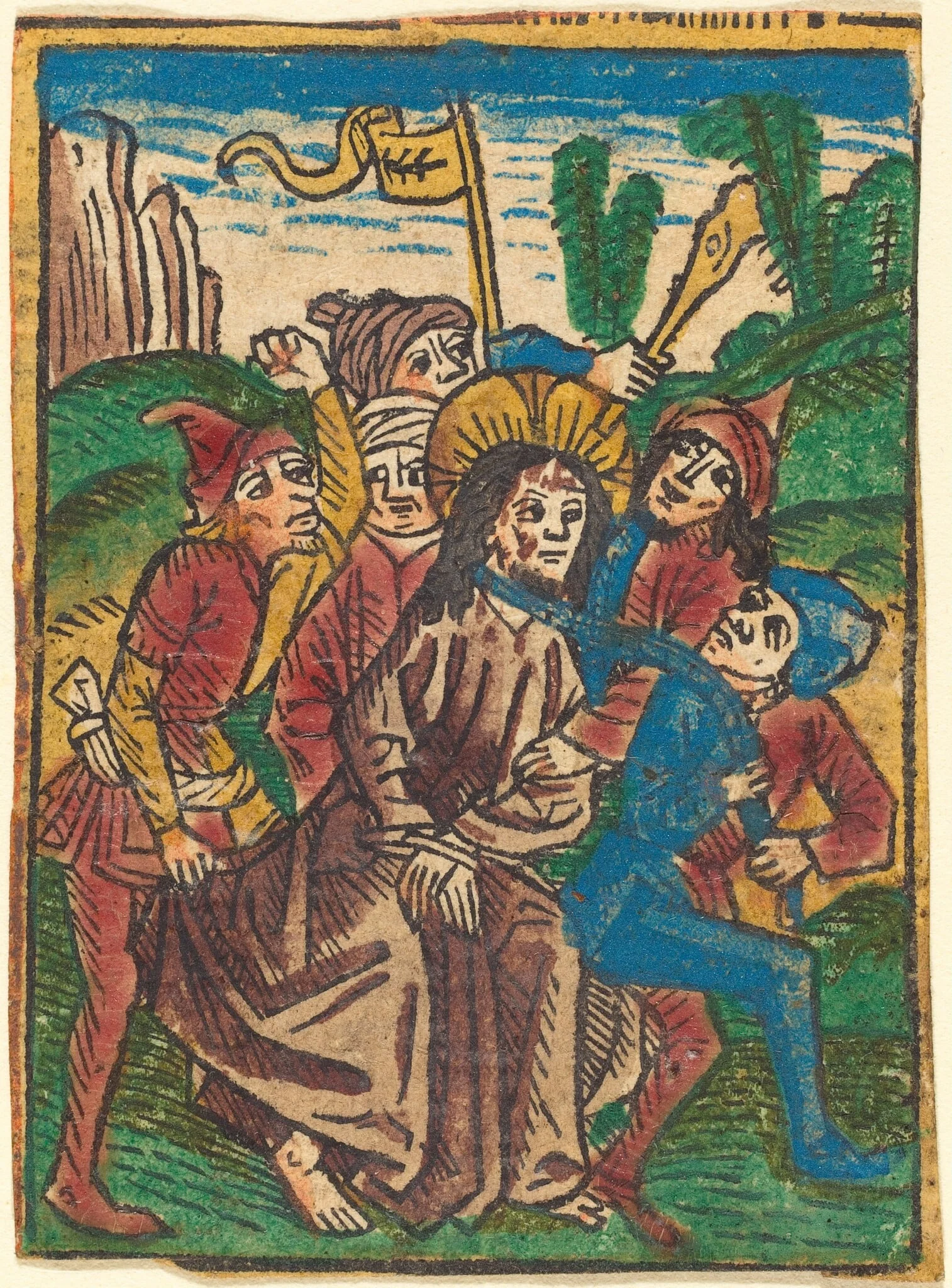 Christ lead to Prison, detail