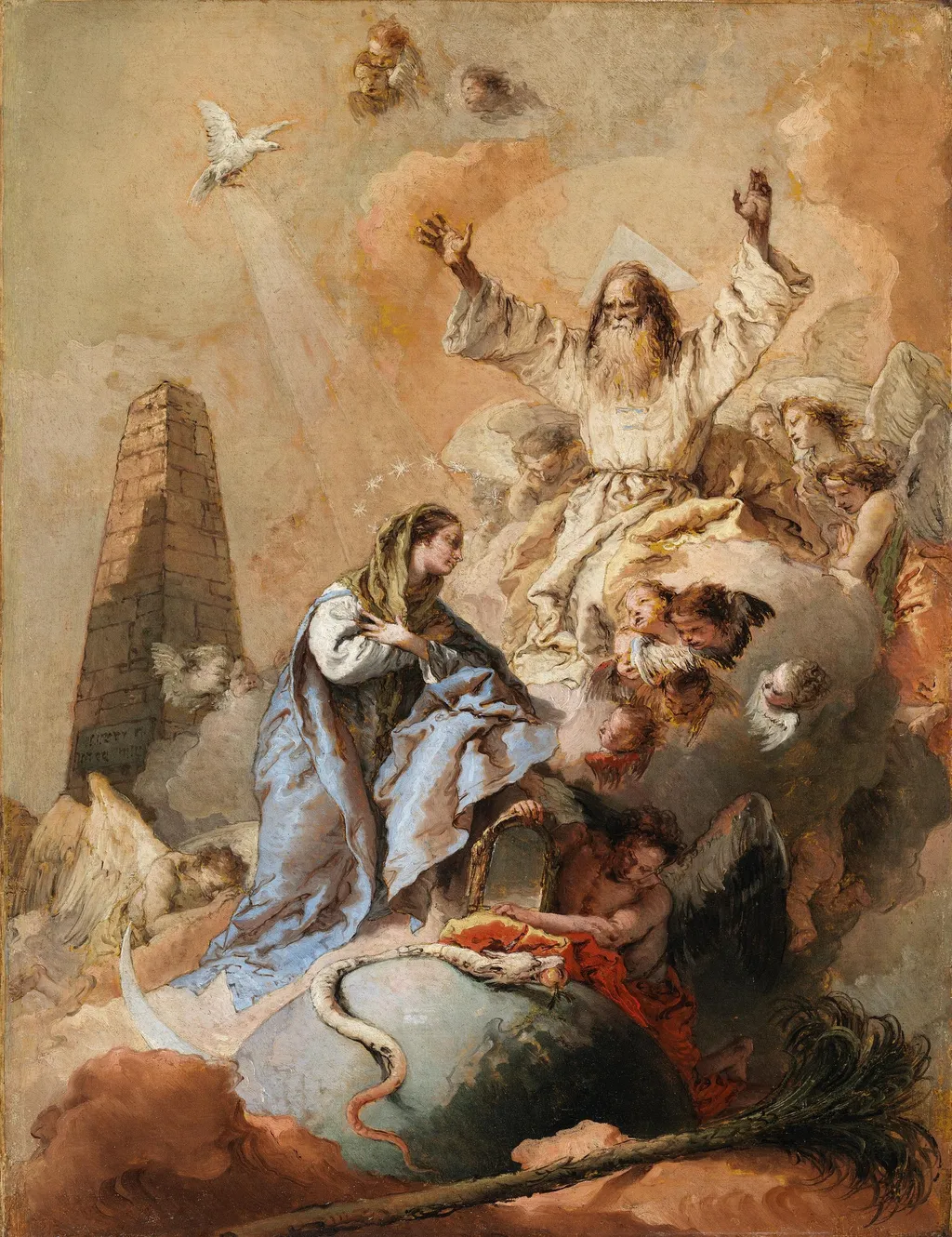 Allegory of the Immaculate Conception, by Giovanni Battista Tiepolo, unspecified, 1769