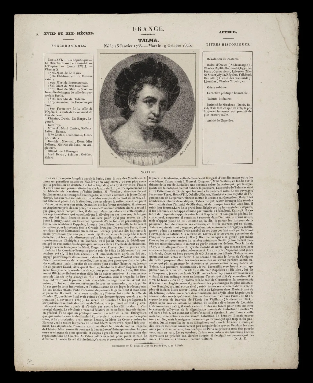 H Beard Print Collection, by Ferdinand Victor Perrot, 1850