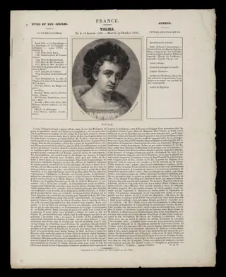 H Beard Print Collection, by Ferdinand Victor Perrot, 1850