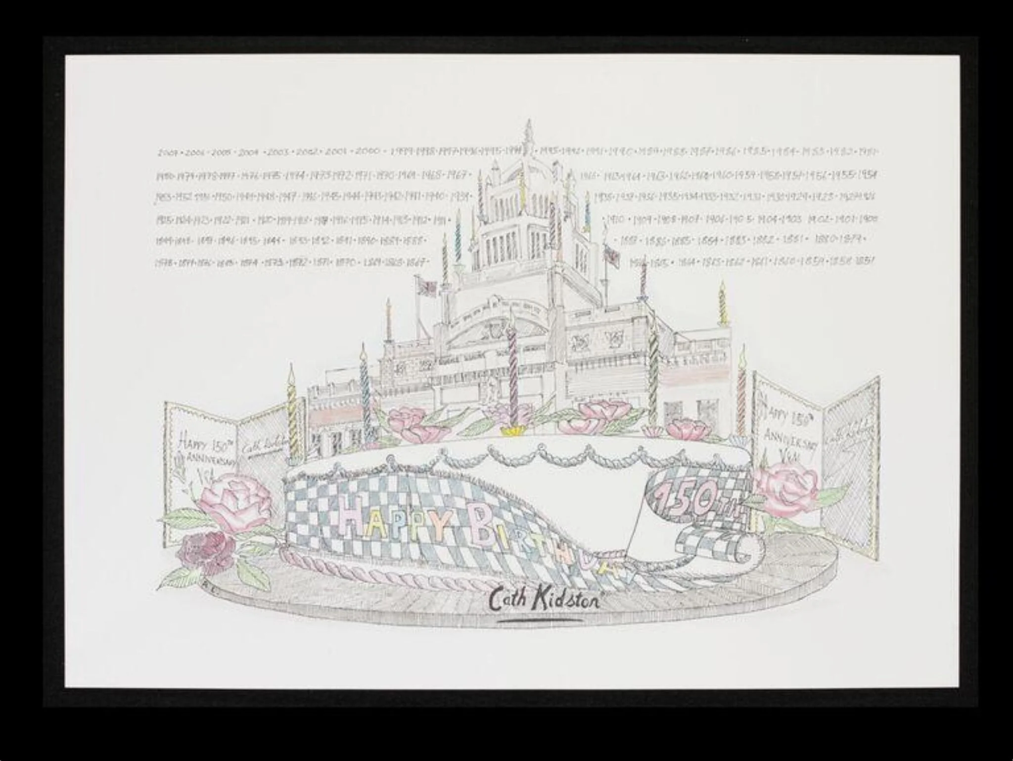 Contribution to V&A's 150th anniversary album, detail