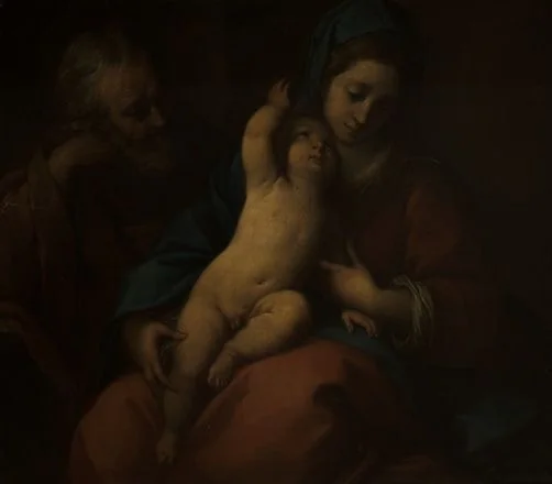 Maria mit dem Jesuskind, detail