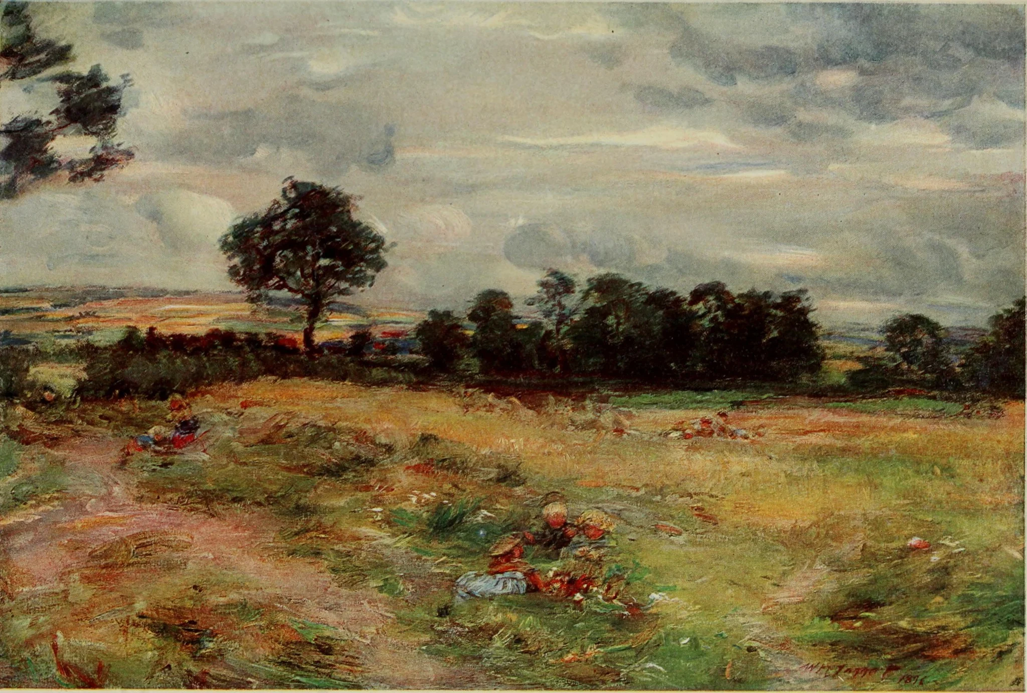 Harvest at Broomieknowe, detail