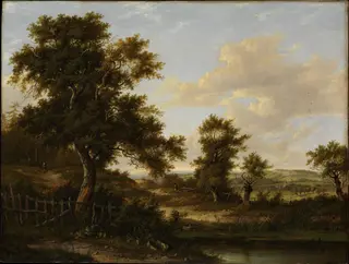 Near Penshurst, Kent, by Patrick Nasmyth, oil, 1828
