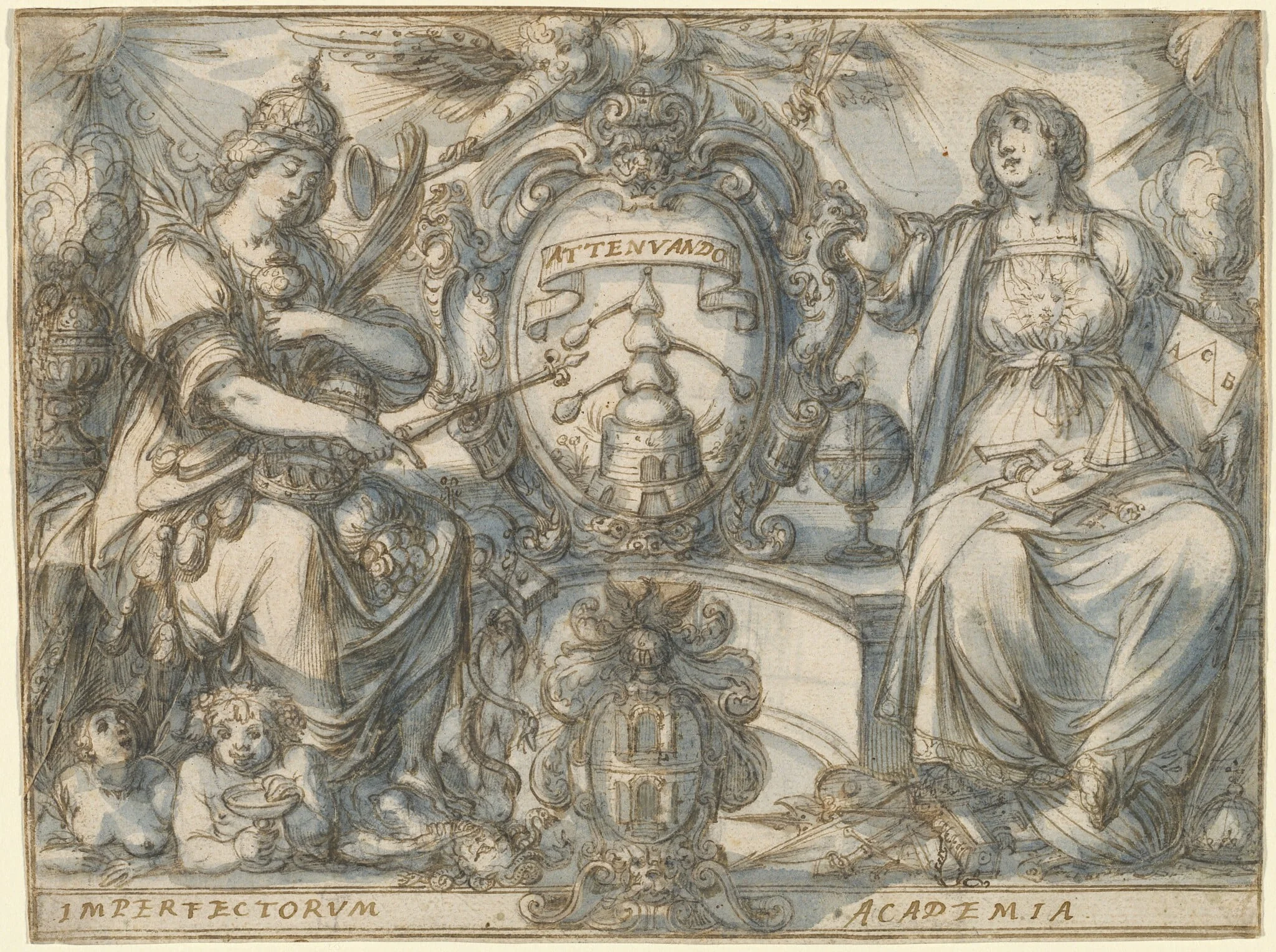 Imperfectorum Academia (Academy of the Imperfects), detail