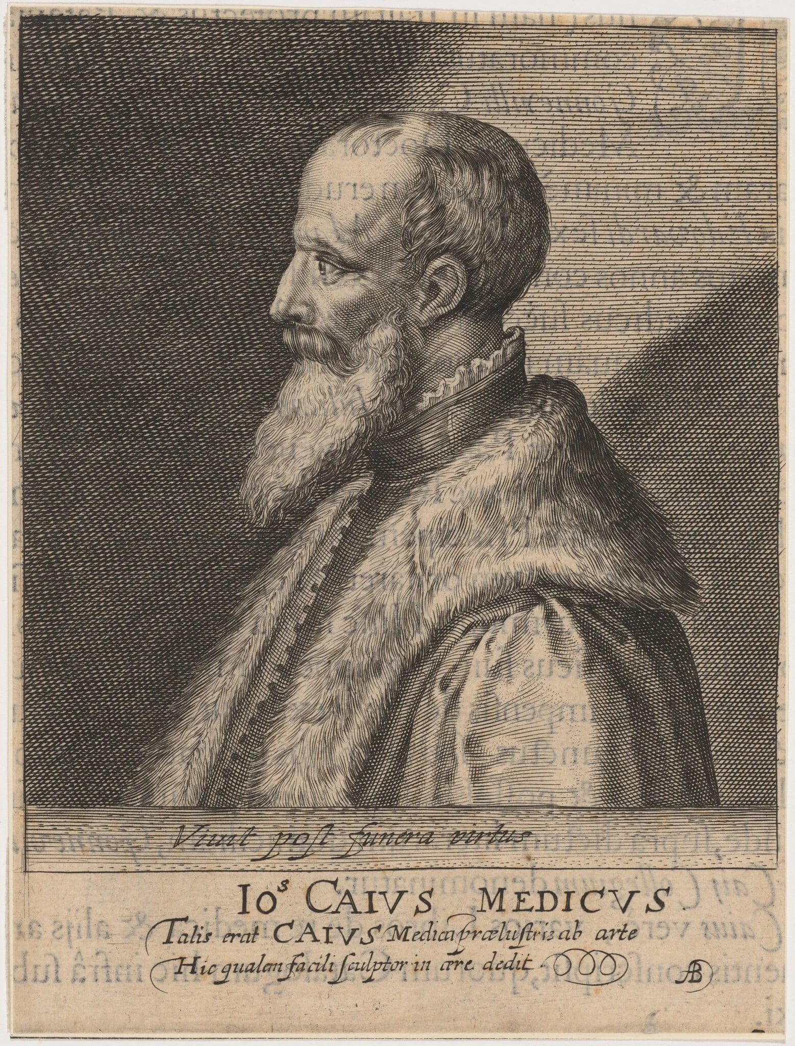 John Caius, Co-Founder of Gonville and Caius College, Cambridge, detail