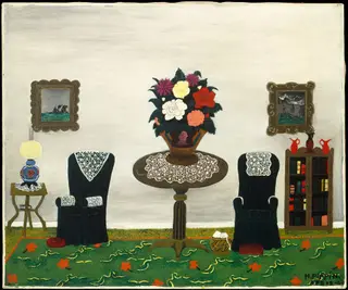 Victorian Interior II, by Horace Pippin, oil, 1945