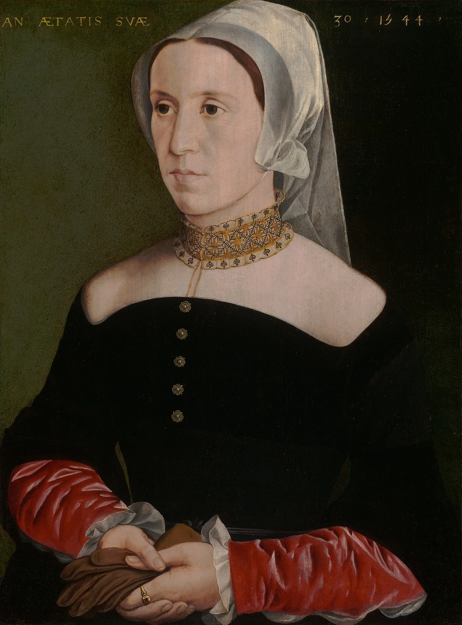 Portrait of a Woman, detail