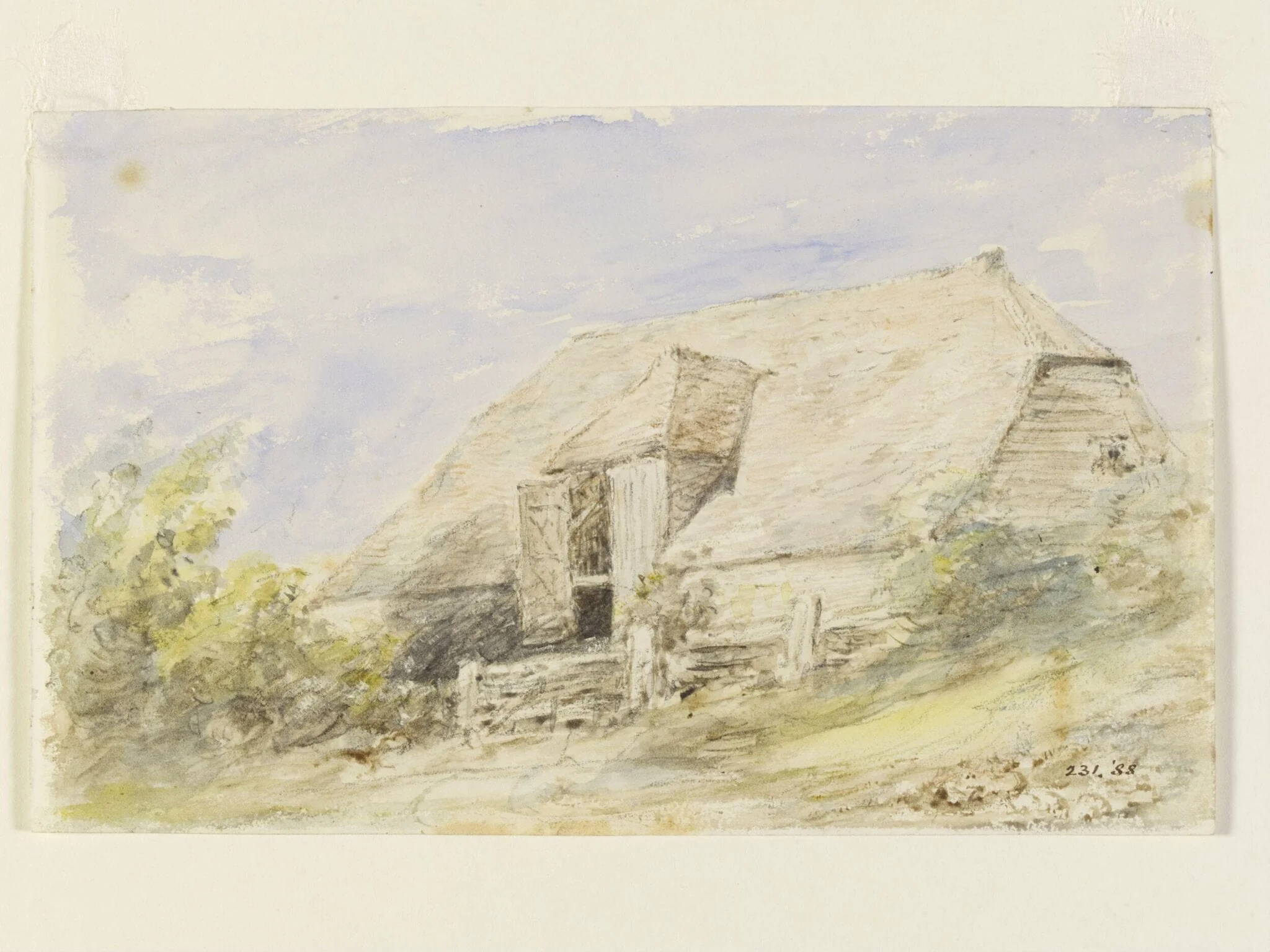 A barn., detail