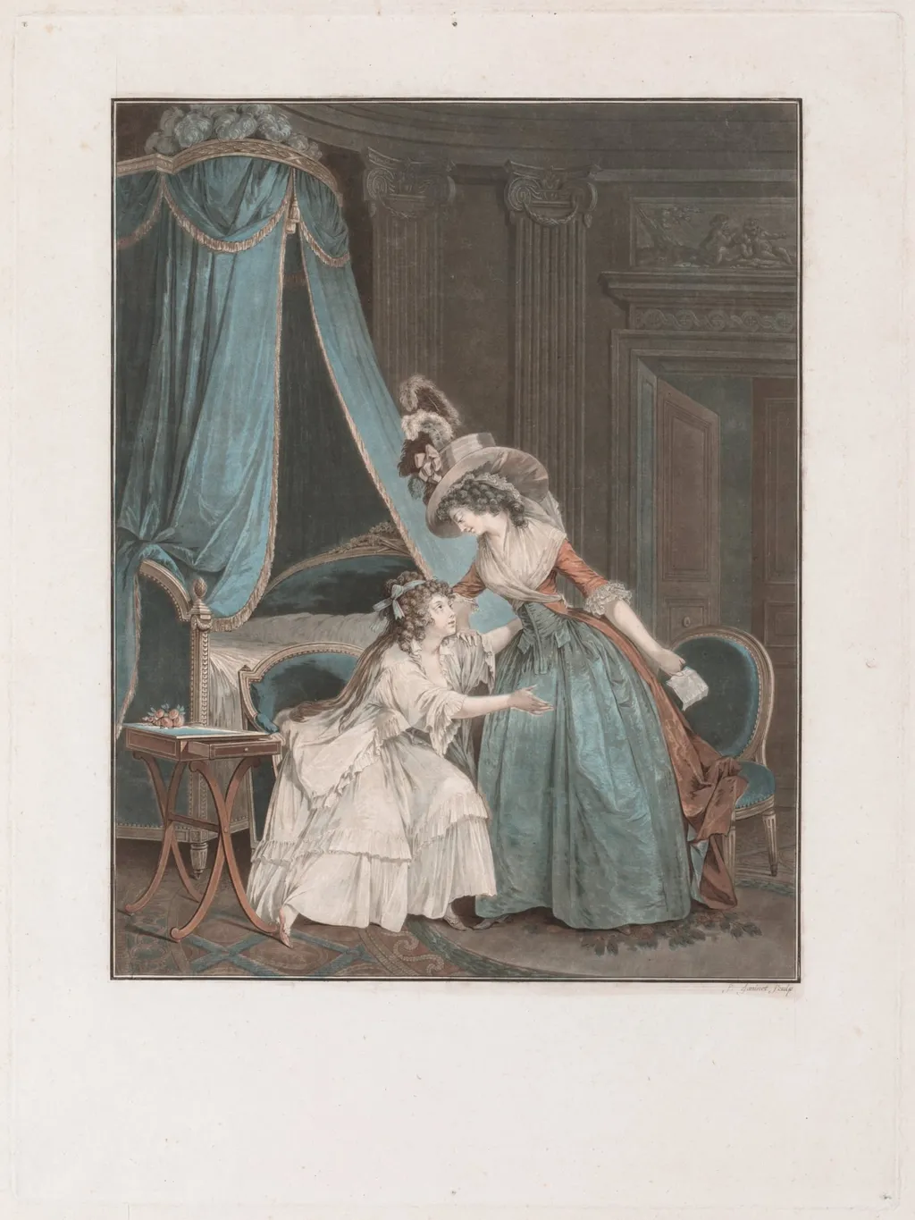 The Indiscretion, by Jean-François Janinet, 1788