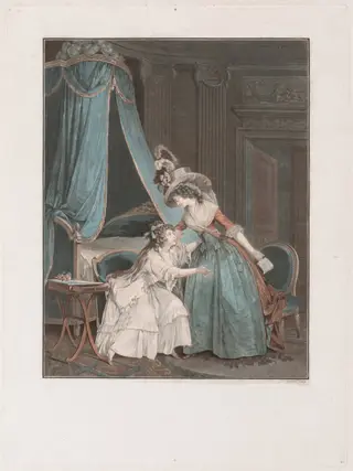 The Indiscretion, by Jean-François Janinet, 1788