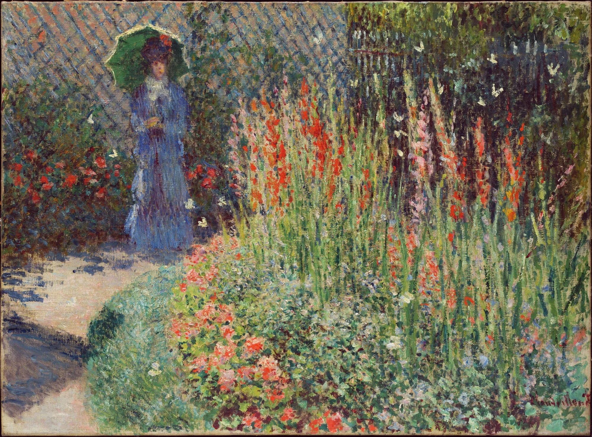 Rounded Flower Bed (Corbeille de fleurs), detail