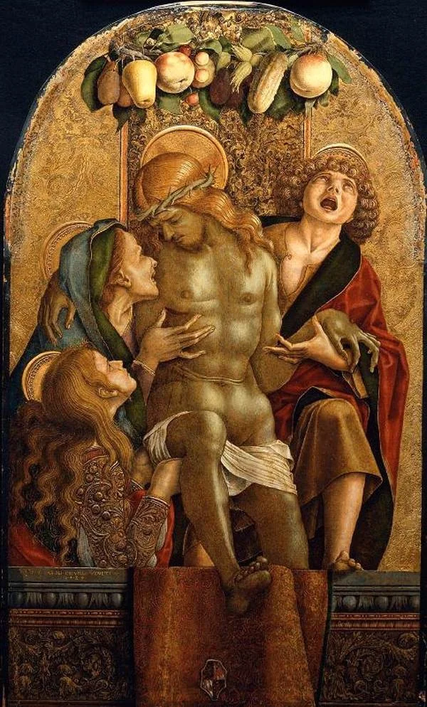 Lamentation over the Dead Christ, detail