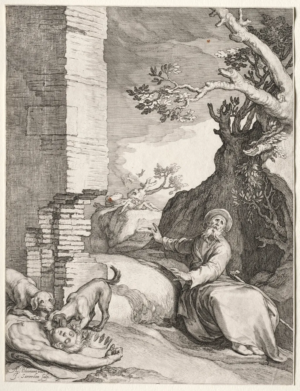 The Prediction of Ahijah, by Jan Pietersz Saenredam, 1604