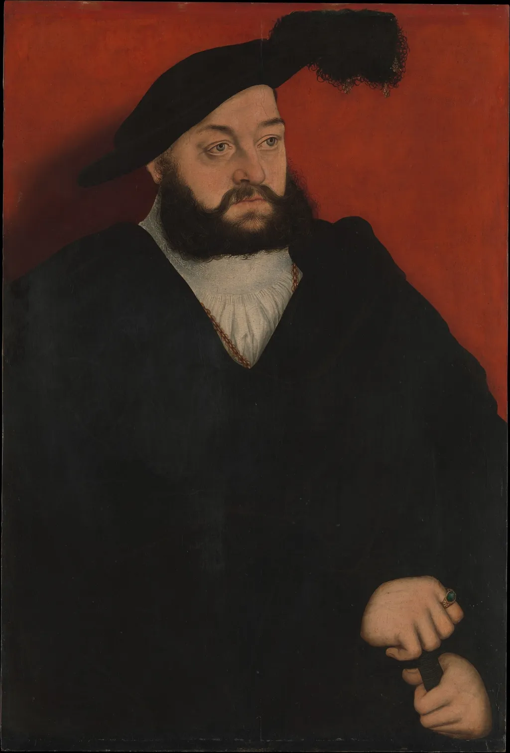 Johann (1498–1537), Duke of Saxony, by Lucas Cranach the Elder, oil, 1534
