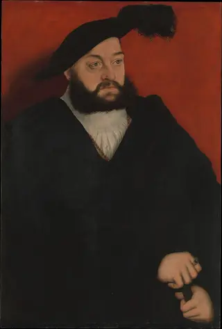 Johann (1498–1537), Duke of Saxony, by Lucas Cranach the Elder, oil, 1534