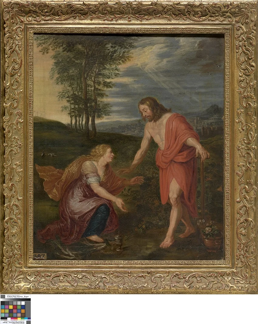 Noli me tangere, detail