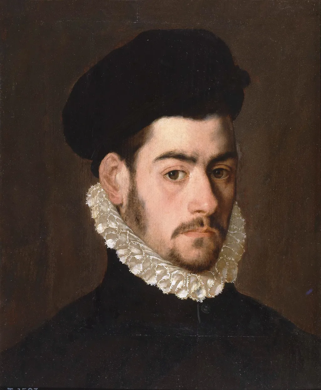 Self-portrait (?), by Alonso Sánchez Coello, oil, 1570