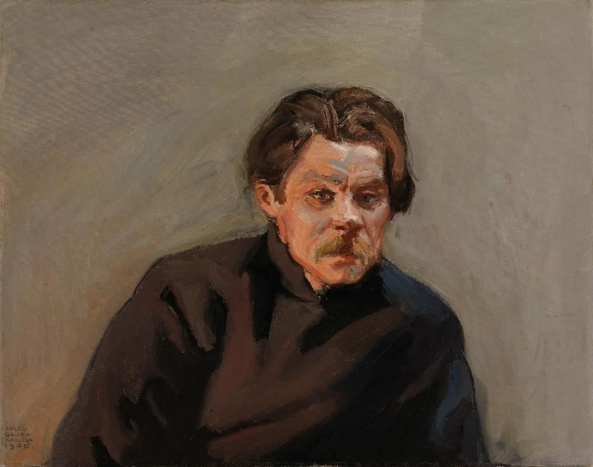 Maksim Gorkin muotokuva, detail