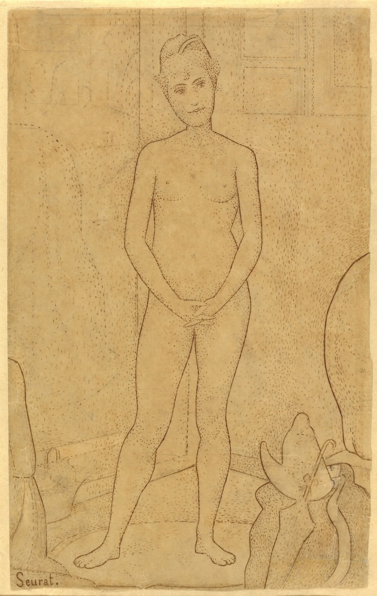 Study after "The Models", detail