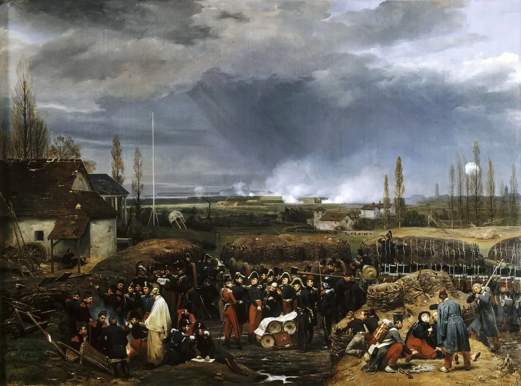 Siege of the Citadel of Antwerp, December 22nd 1832, by Horace Vernet, oil, 1840