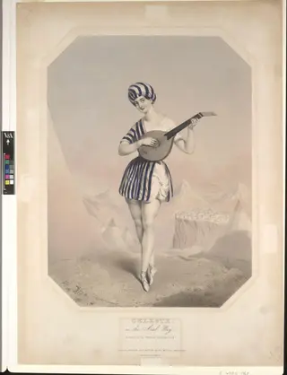 Celeste as the Arab boy, by William Drummond, 6