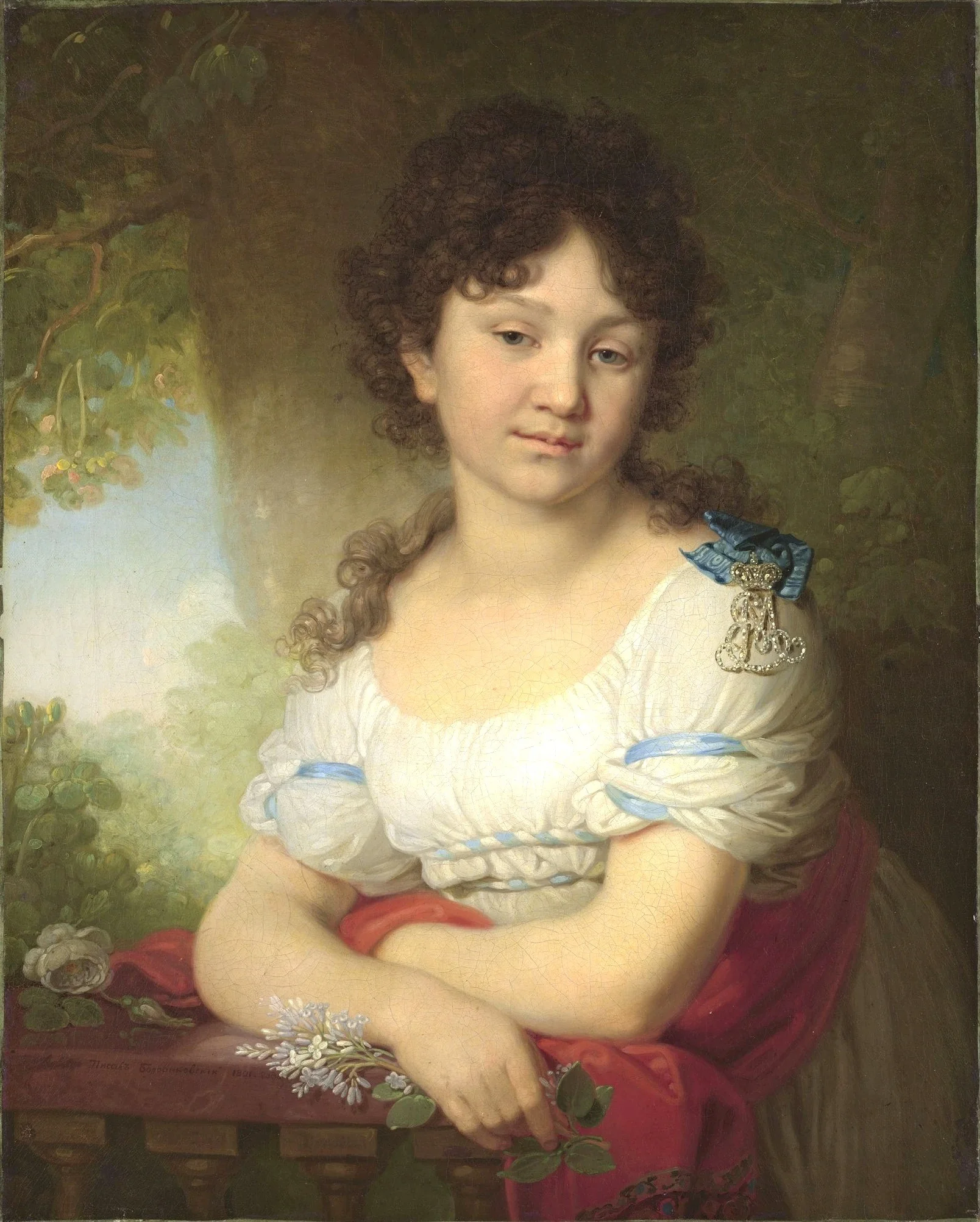 Портрет графини М.А. Орловой-Денисовой, detail