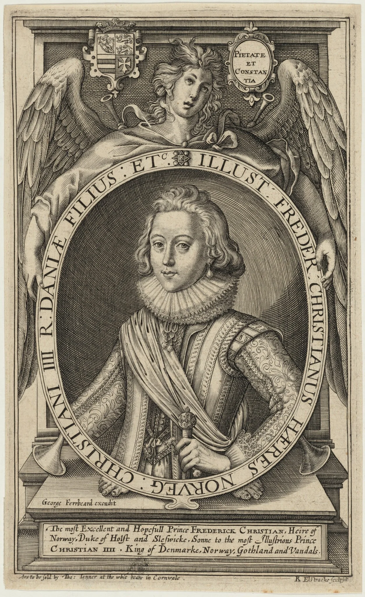 Frederick Christian of Denmark, detail