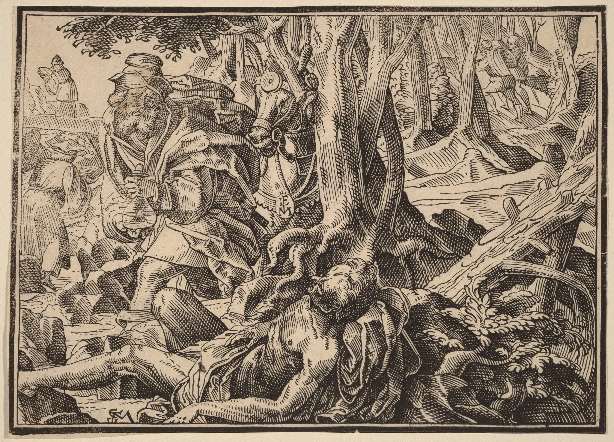 Christ Tells His Disciples of the Last Judgment, detail