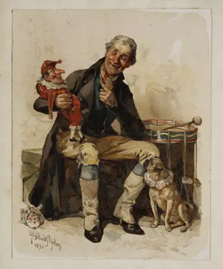 George Speaight Punch & Judy Collection, by Henry Gillard Glindoni, 1890