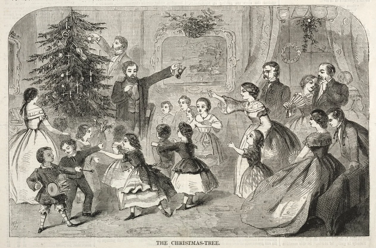 The Christmas Tree, detail