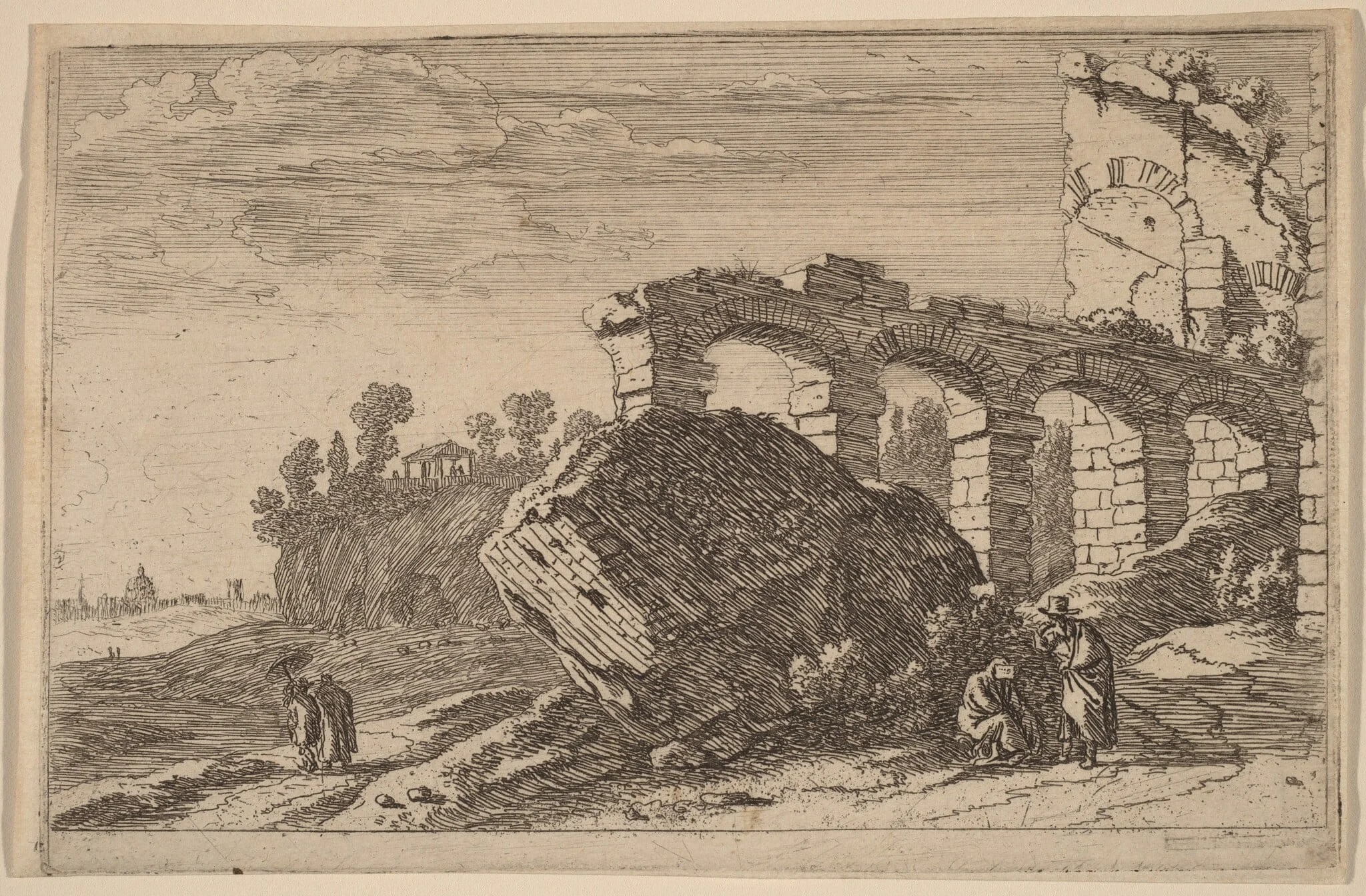 The Four Ruined Arches, detail