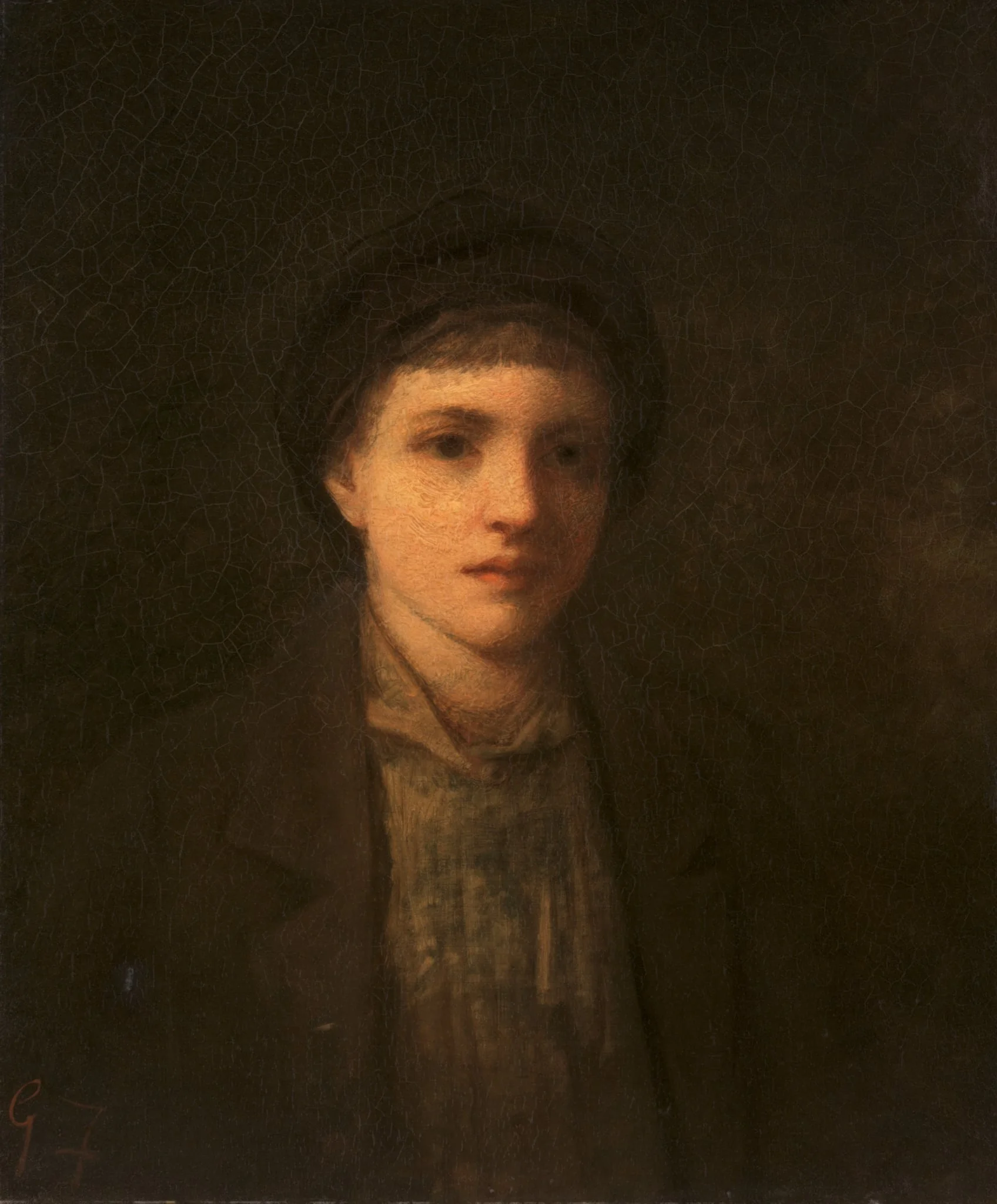Head of a Boy, detail