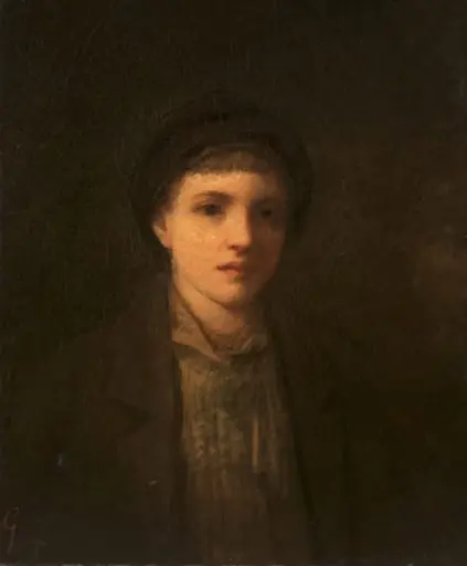 Head of a Boy, by George Fuller, unspecified