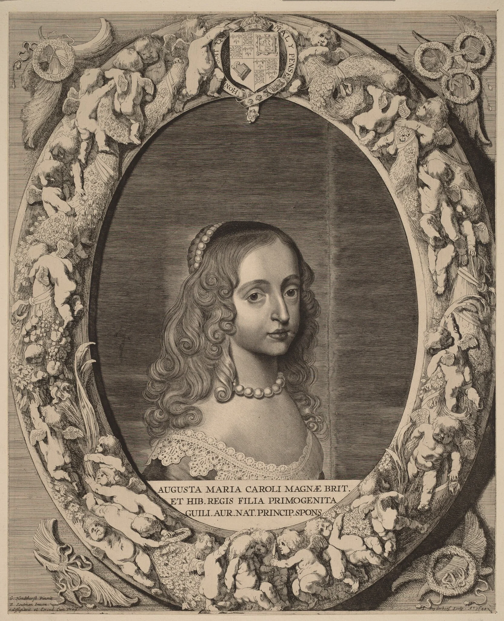 Mary I Stuart, detail