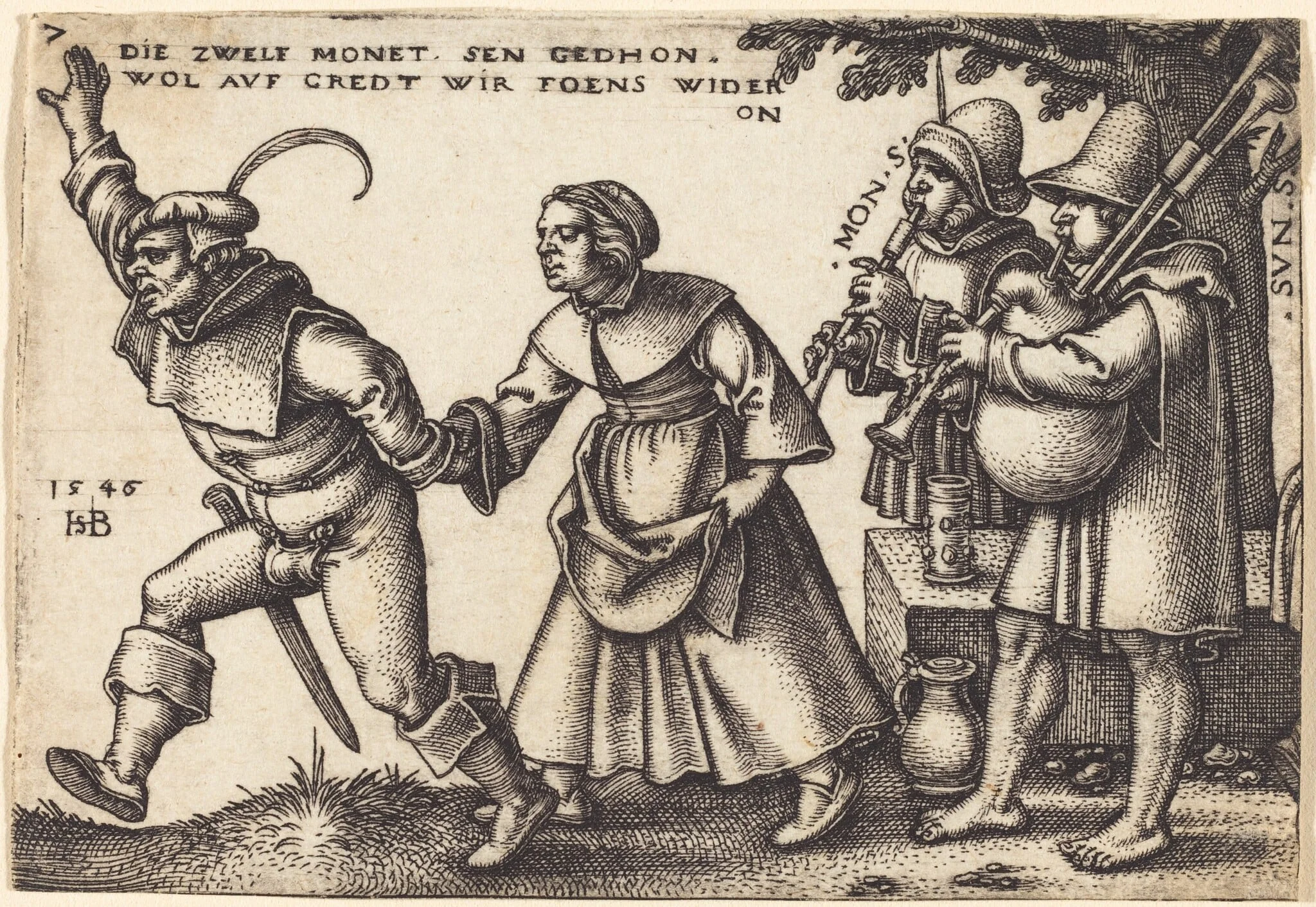 The Year's End, detail