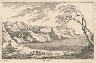 Martius (March), by Ludovico Mattioli, ink, 1601