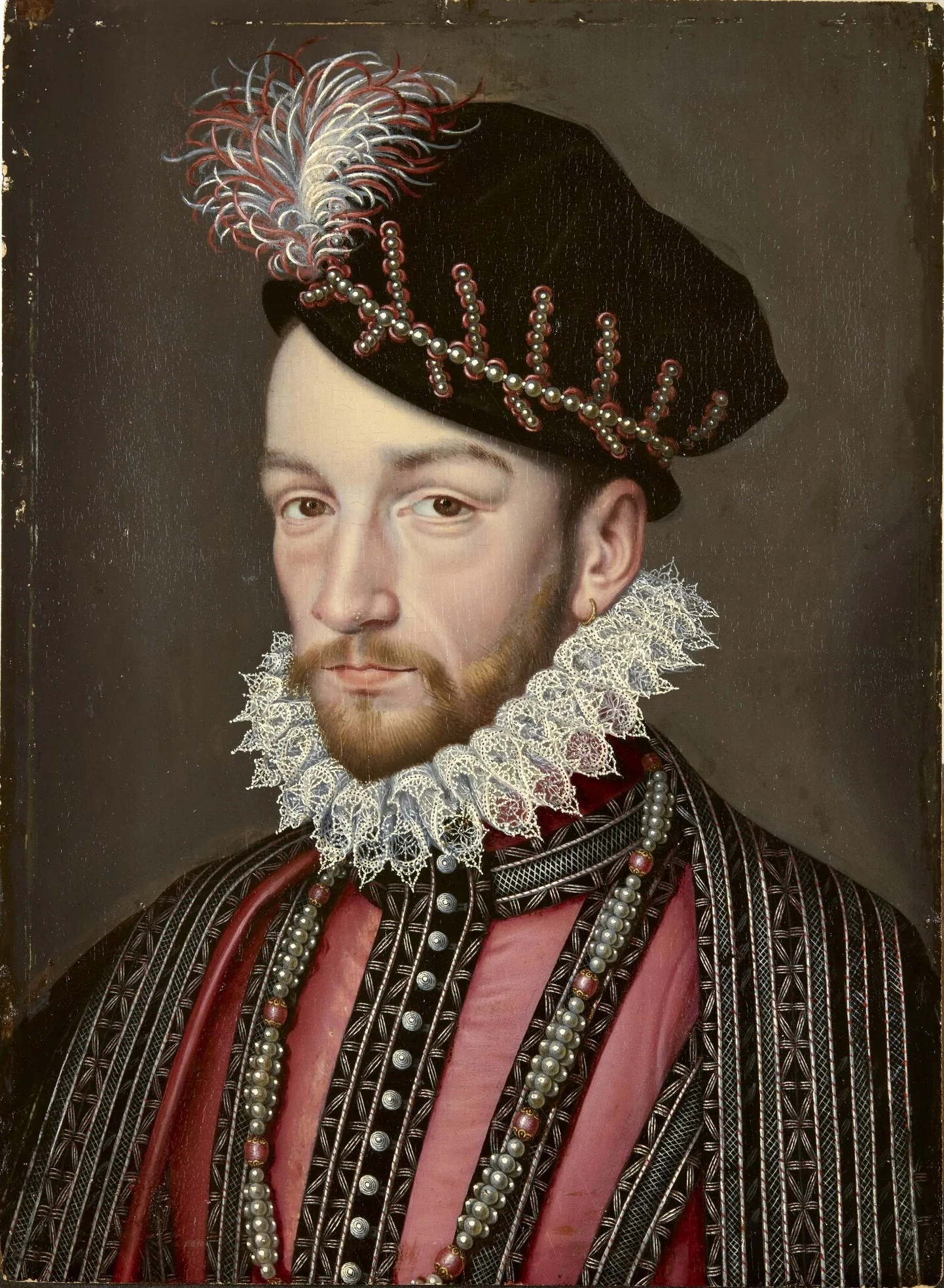 Charles IX, roi de France (1550-1574), detail