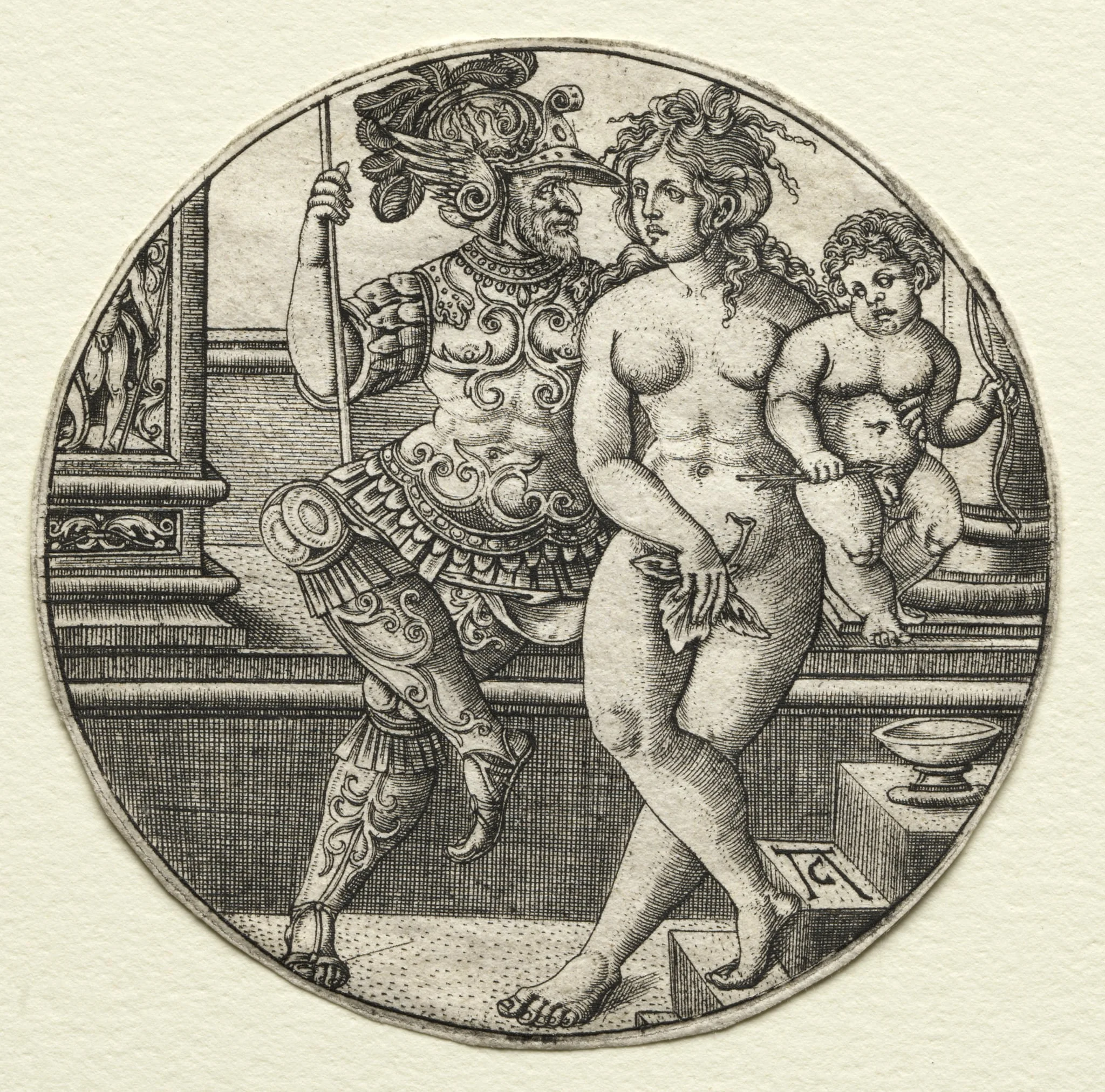 Mars, Venus, and Cupid, detail