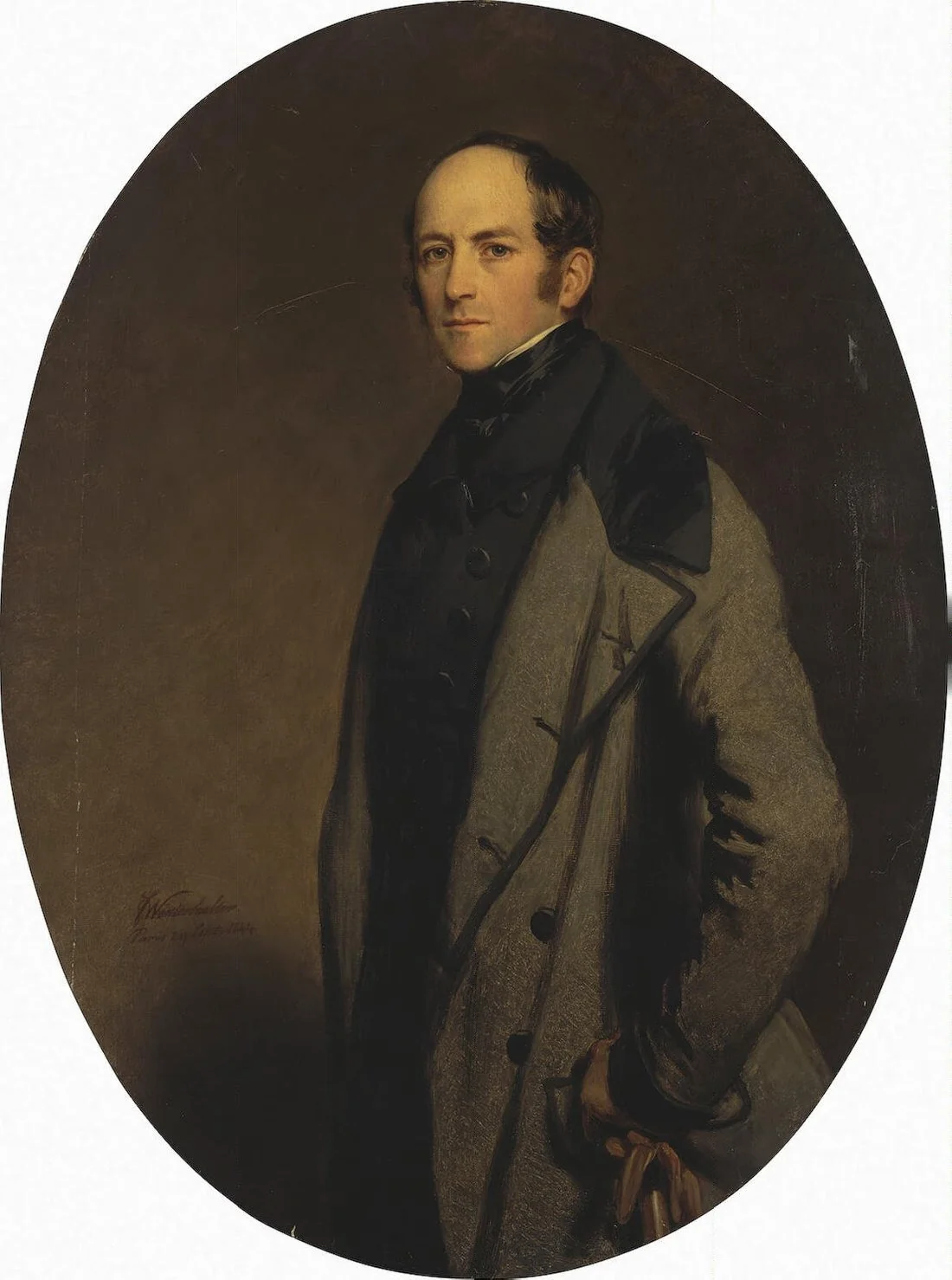 Portrait of Count Alexei Bobrinsky, detail