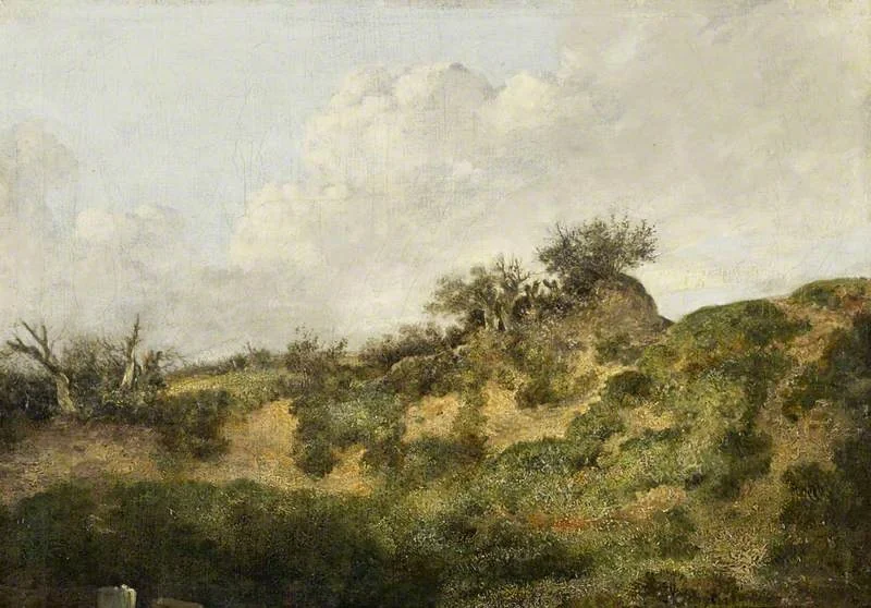 A Sandy Bank, detail
