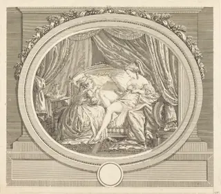 Nouvelles du bien-aimè, by François Marie Isidore Queverdo, ink, 1772
