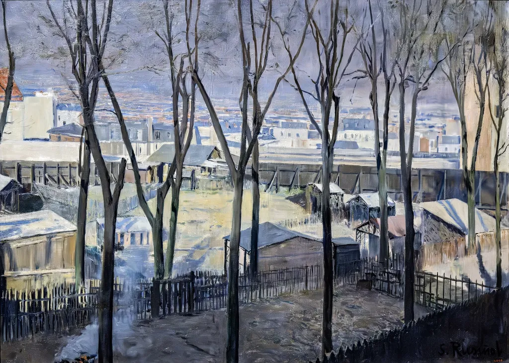La Butte, by Santiago Rusiñol i Prats, oil, 1896
