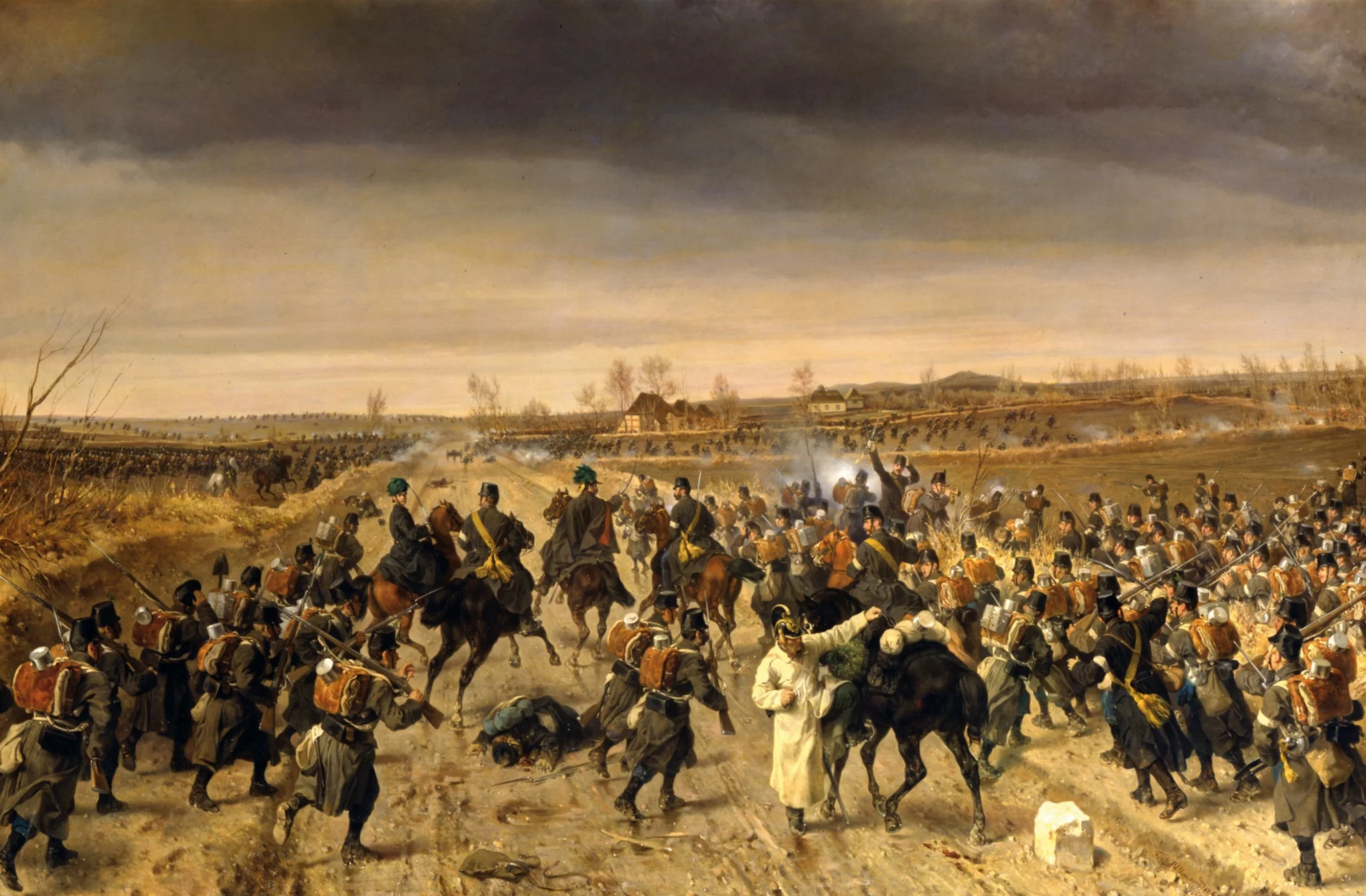 Die Schlacht bei Oberselk am 3. Februar 1864, detail