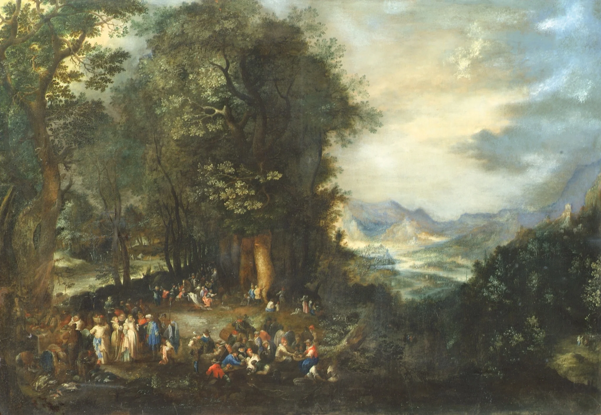Sutler Camp at the Edge of the Forest, detail