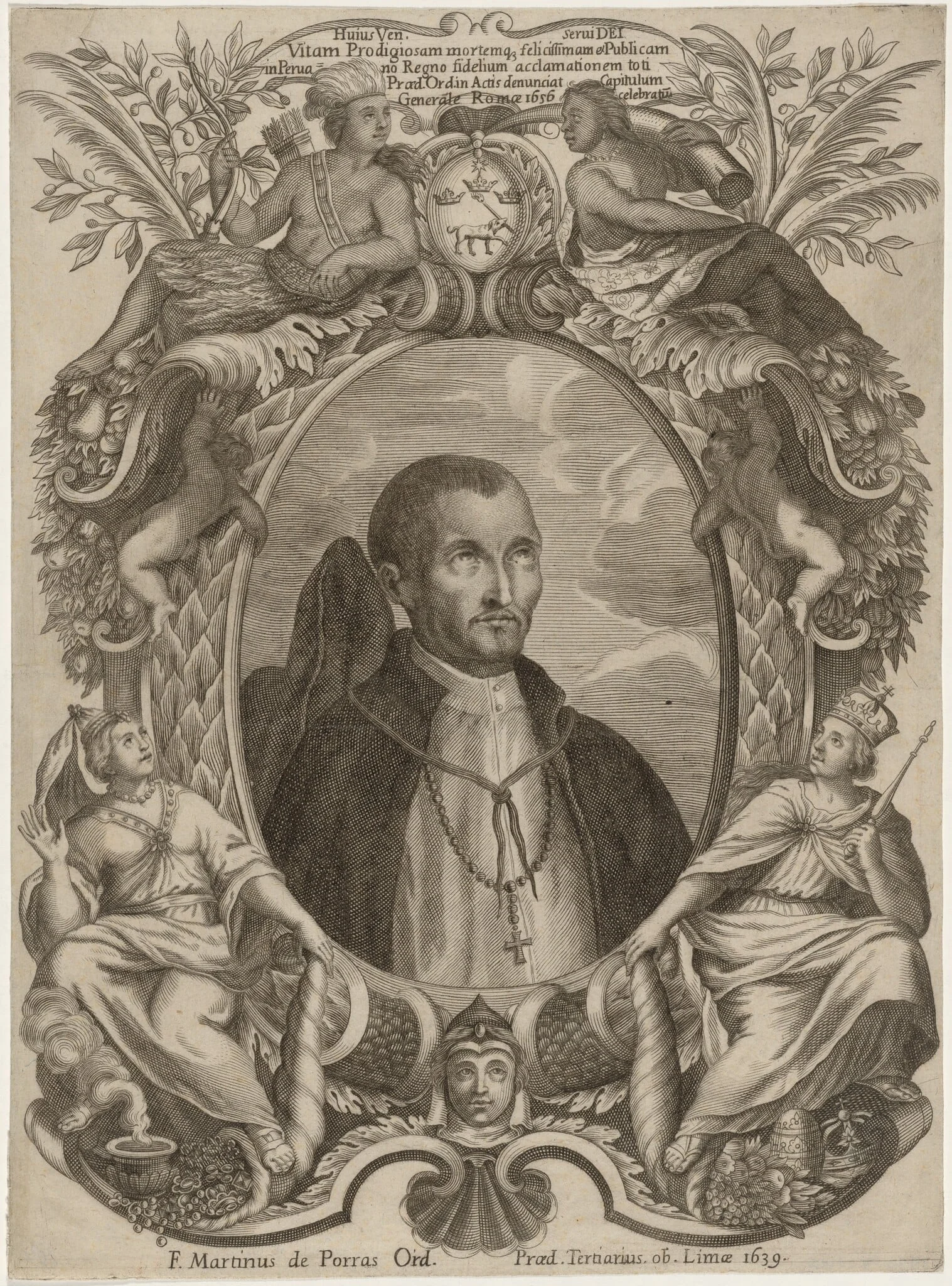 Friar Martinus de Porras, detail