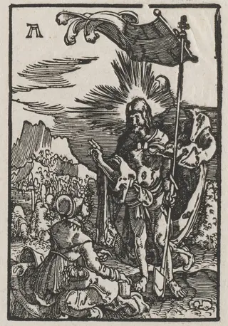 The Fall and Redemption of Man:  Christ Appearing to St. Mary Magdalen, by Albrecht Altdorfer, 1515