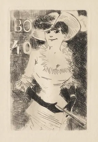 The Walker, by Jean-Louis Forain, 1883